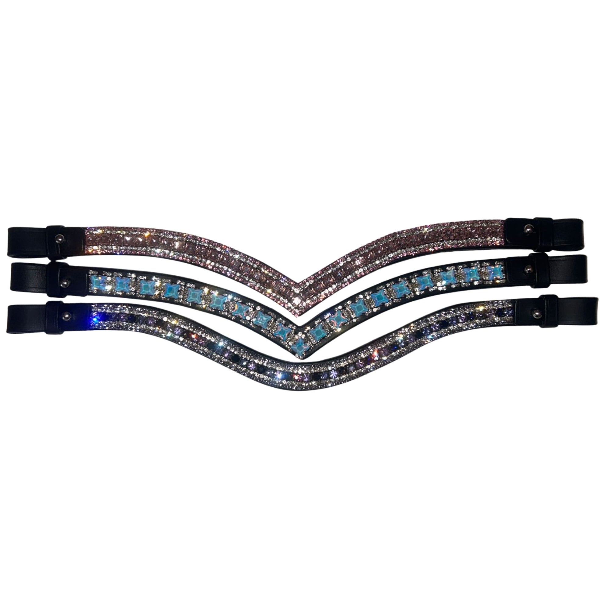 EDC 5 Row Crystal Browband