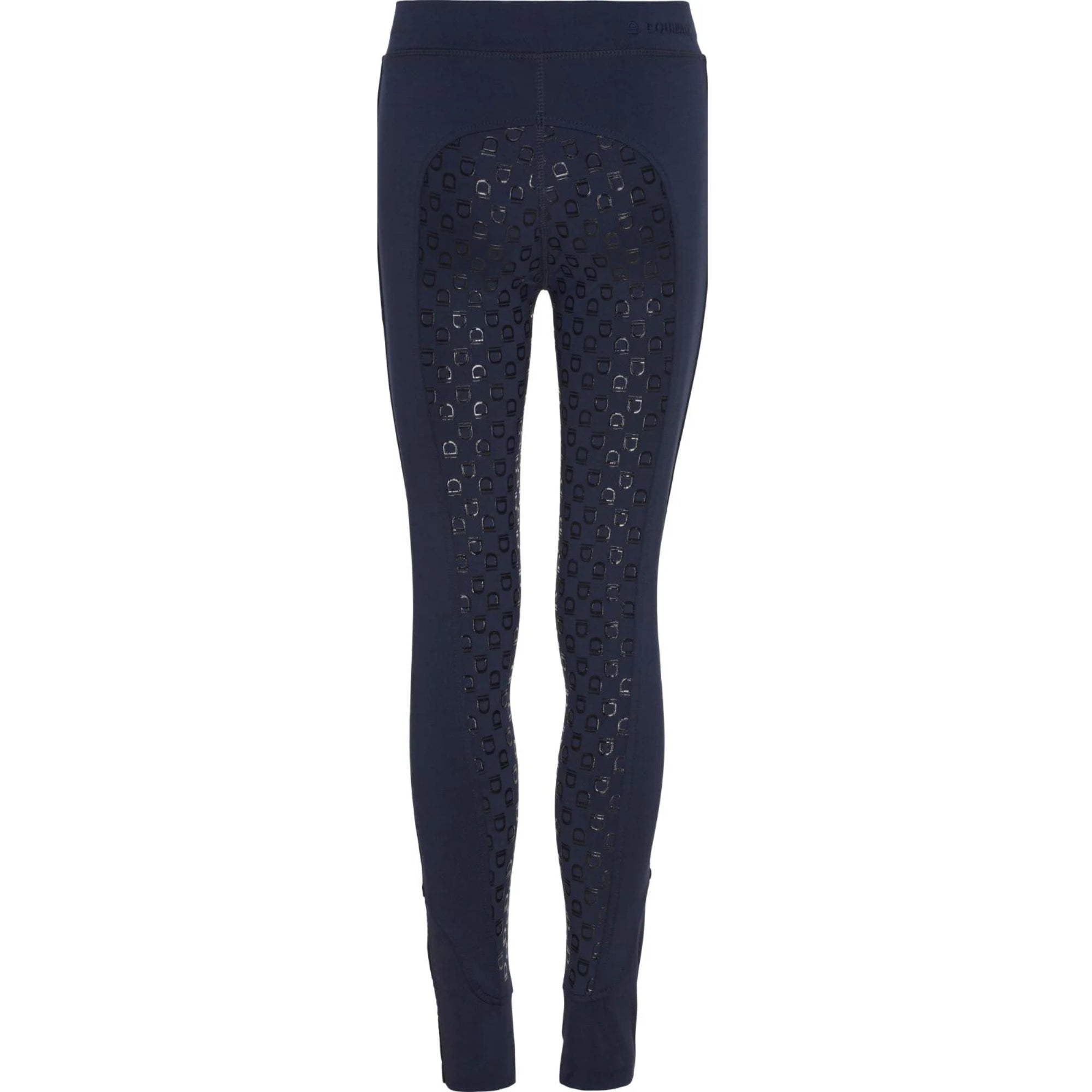 EQ Kids Dai Full Grip Riding Tights Navy