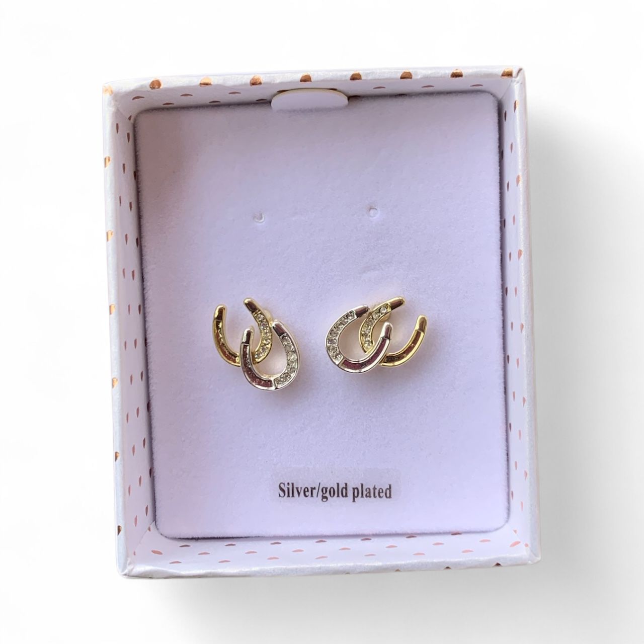 Equilibrium Double Horseshoe Earrings