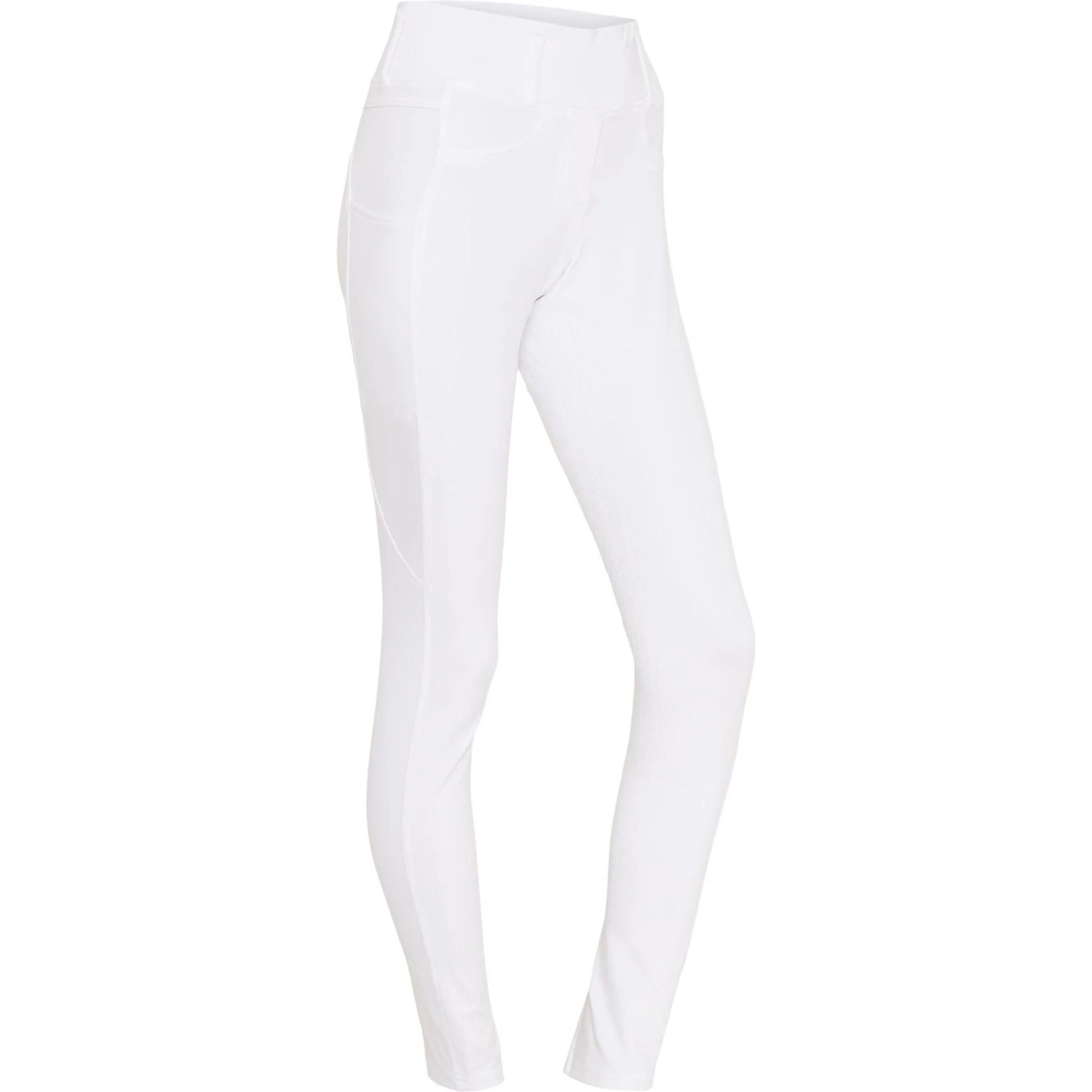 Equipage Teen Kalea Full Grip Riding Leggings White