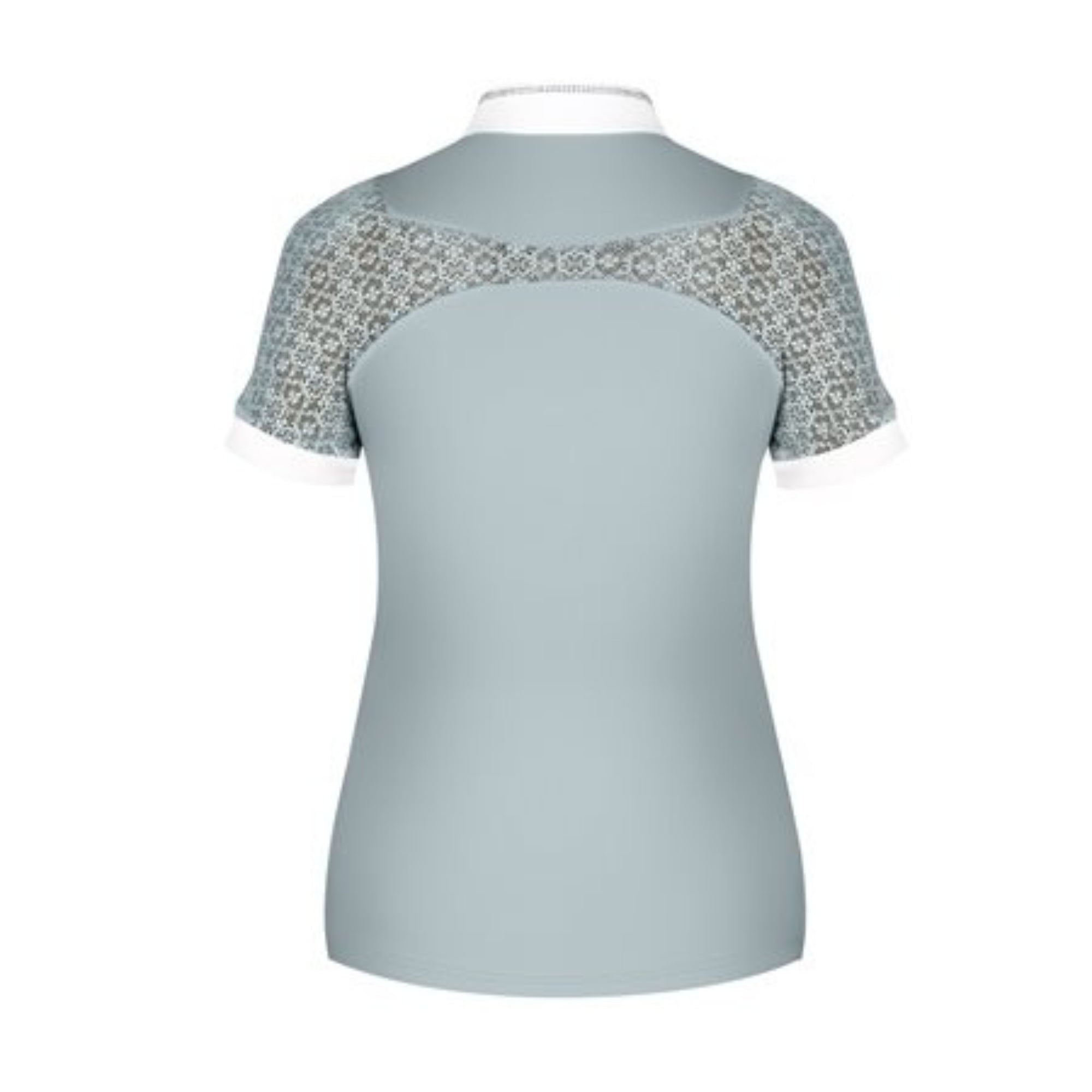 Fair Play Adrienne Short Sleeve Show Shirt Ash Blue