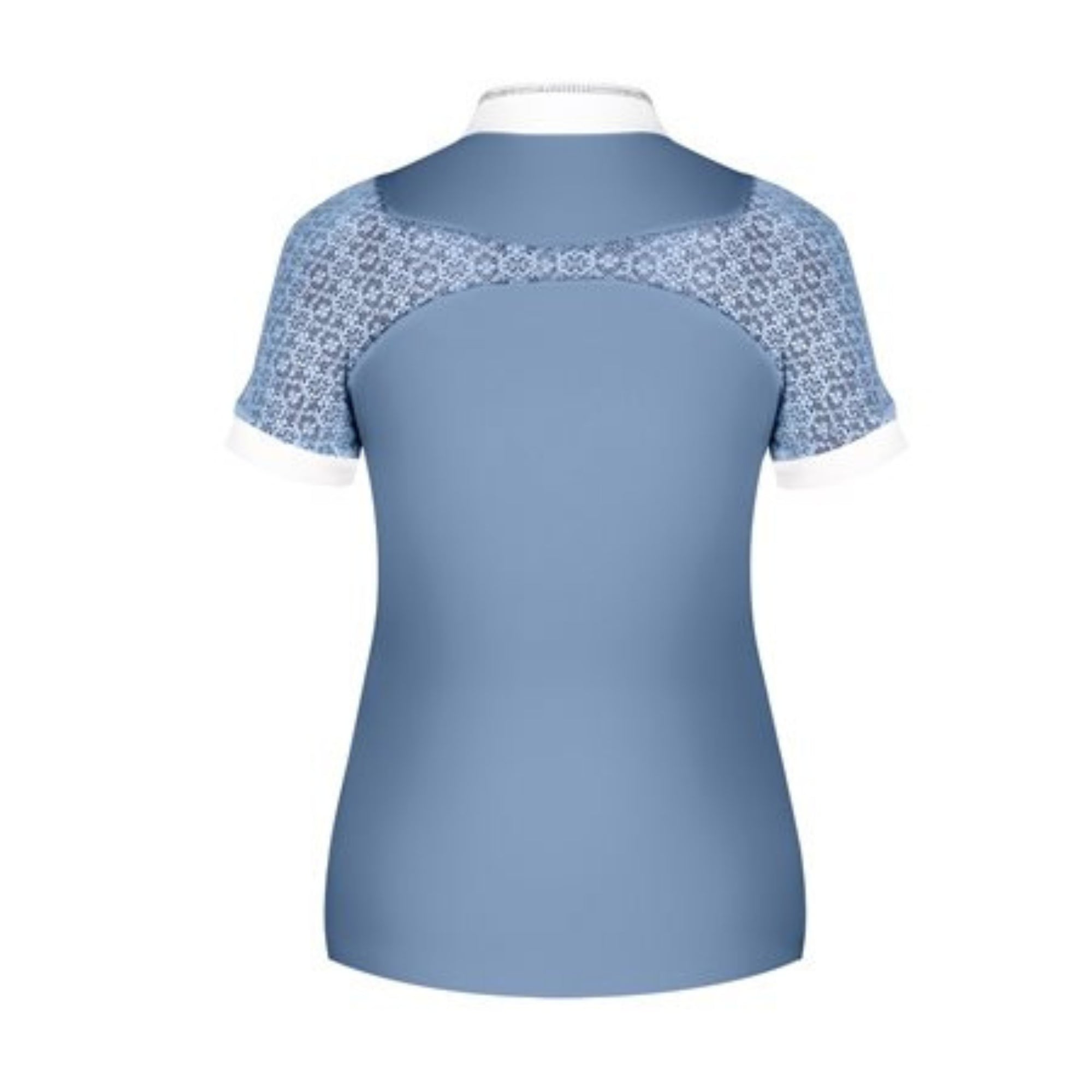 Fair Play Adrienne Short Sleeve Show Shirt Misty Blue