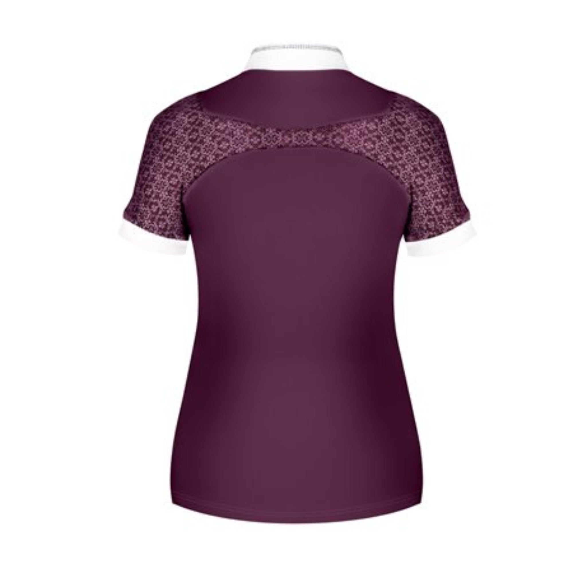 Fair Play Adrienne Short Sleeve Show Shirt Royal Berry