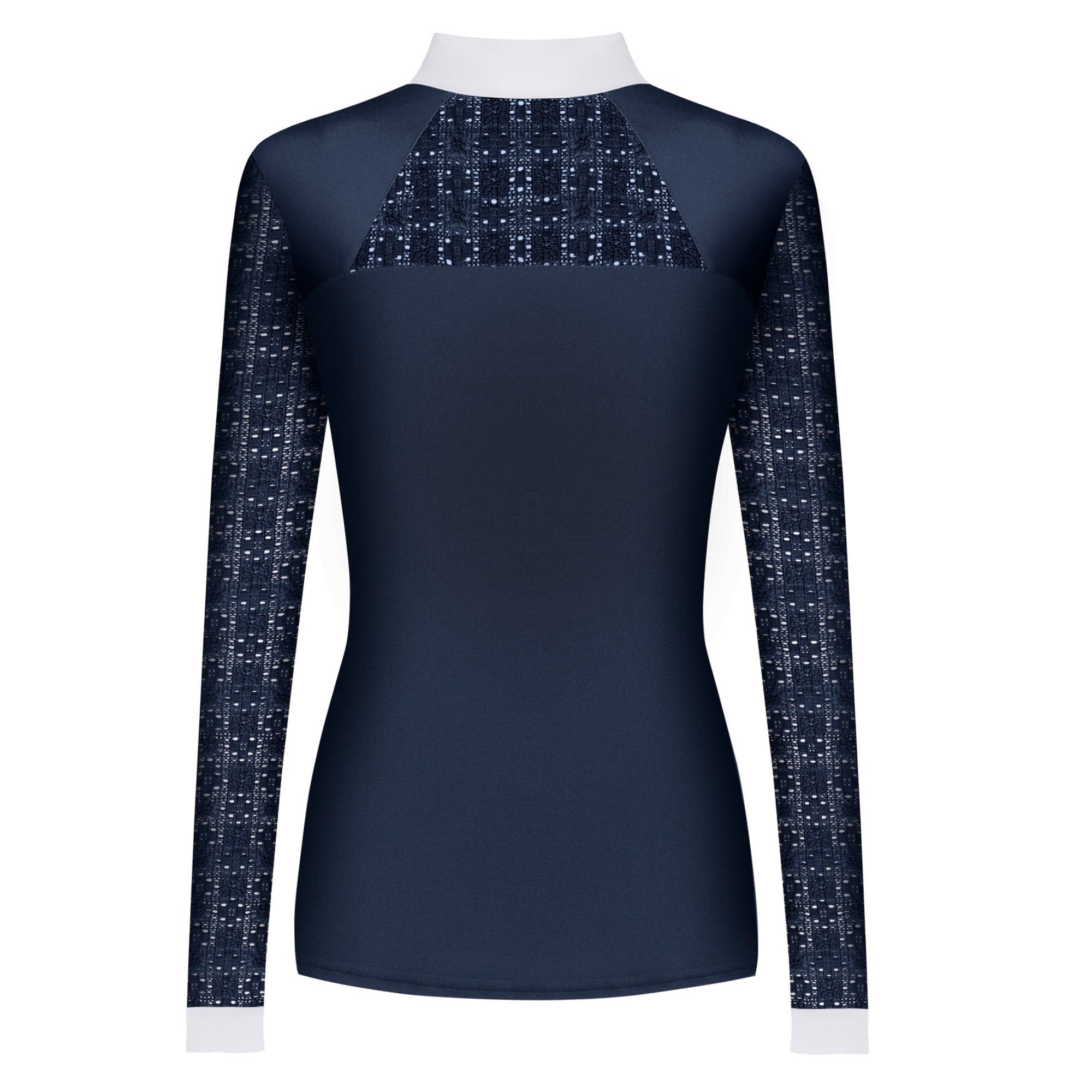 Fair Play Aiko Long Sleeve Competition Shirt Navy