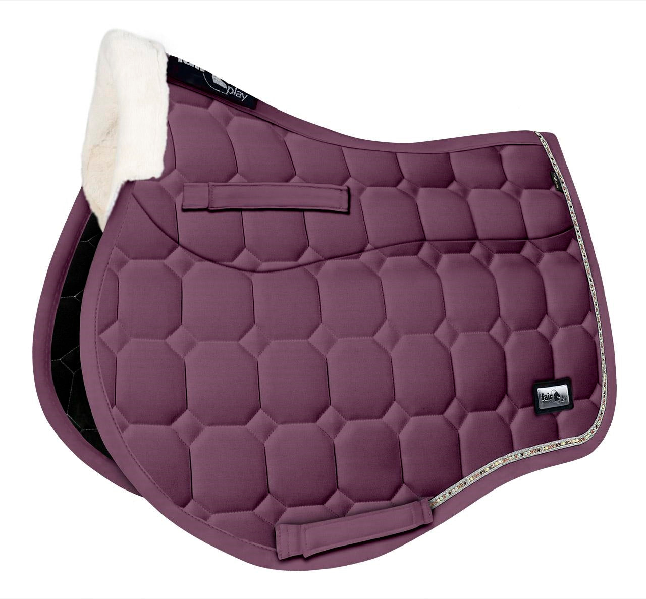 Fair Play Ammolite Jumping Saddle Pad Plum