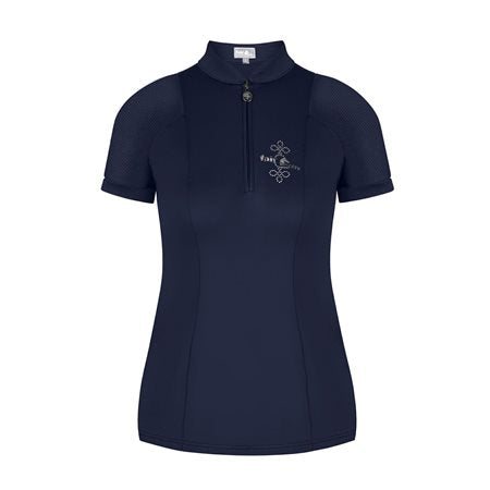 Fair Play Amy Short Sleeve Shirt Navy Blue