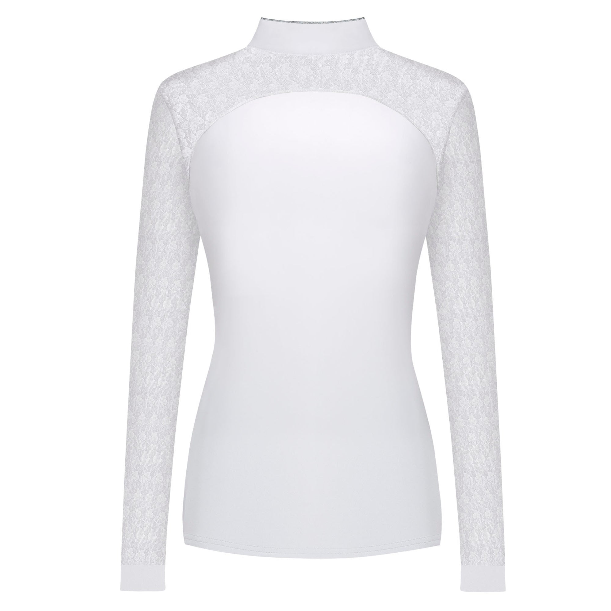 Fair Play Anita Long Sleeve Competition Shirt White