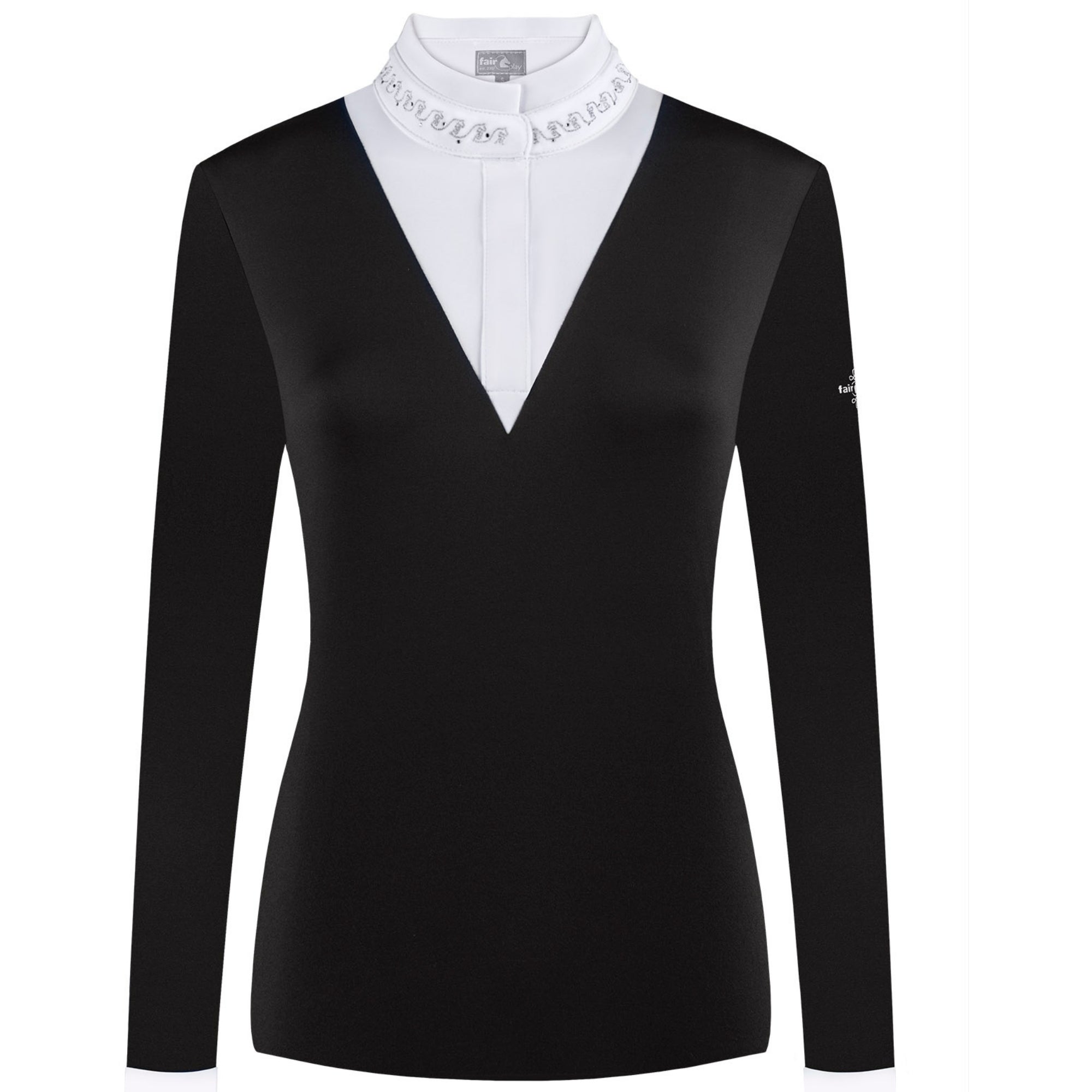 Fair Play Conny Long Sleeve Show Shirt Black