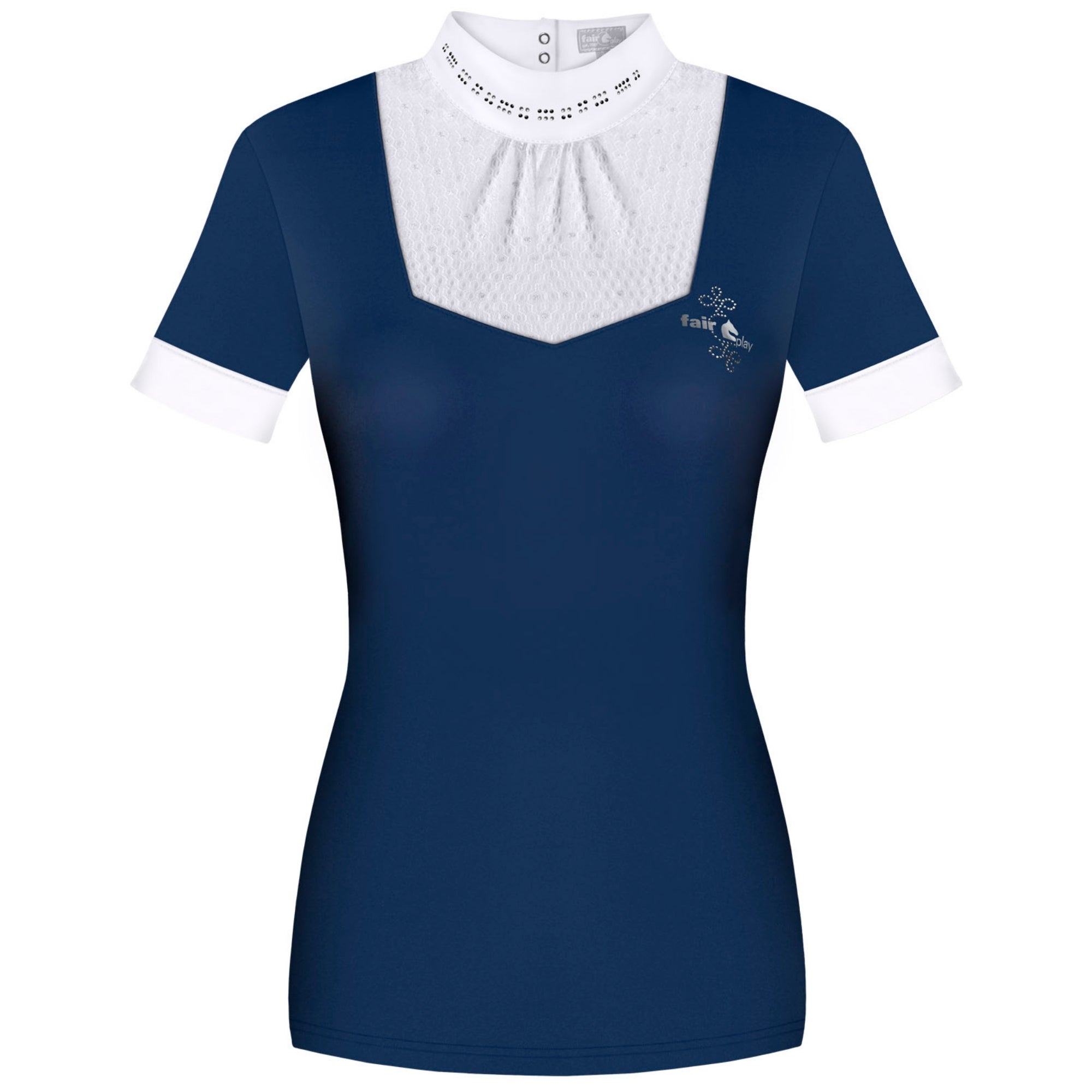 Fair Play Lara Show Shirt Navy