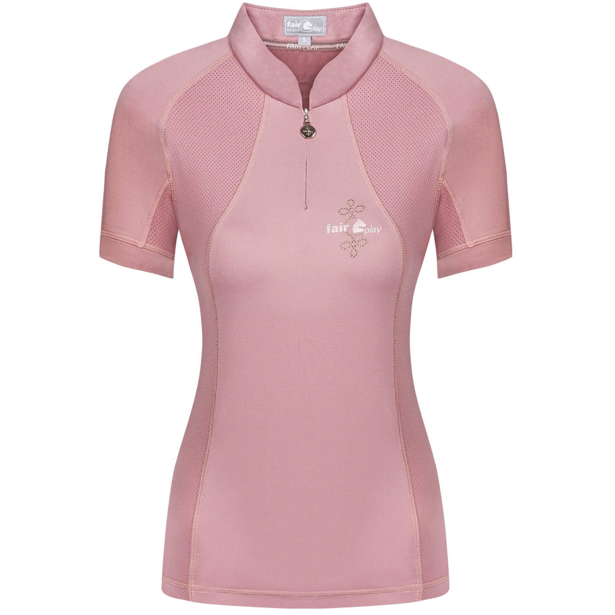 Fair Play Paula Short Sleeve Shirt Dusty Pink