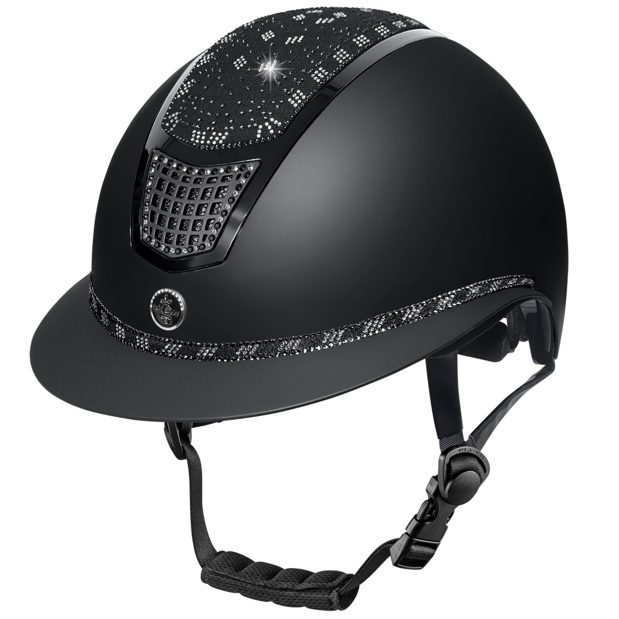 Fair Play Quantinum 2.0 W_V EOS Matt Riding Helmet Black