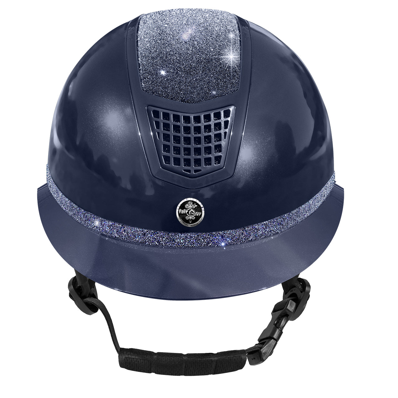 Fair Play Quantinum WV Eclipse Shiny Riding Helmet Navy