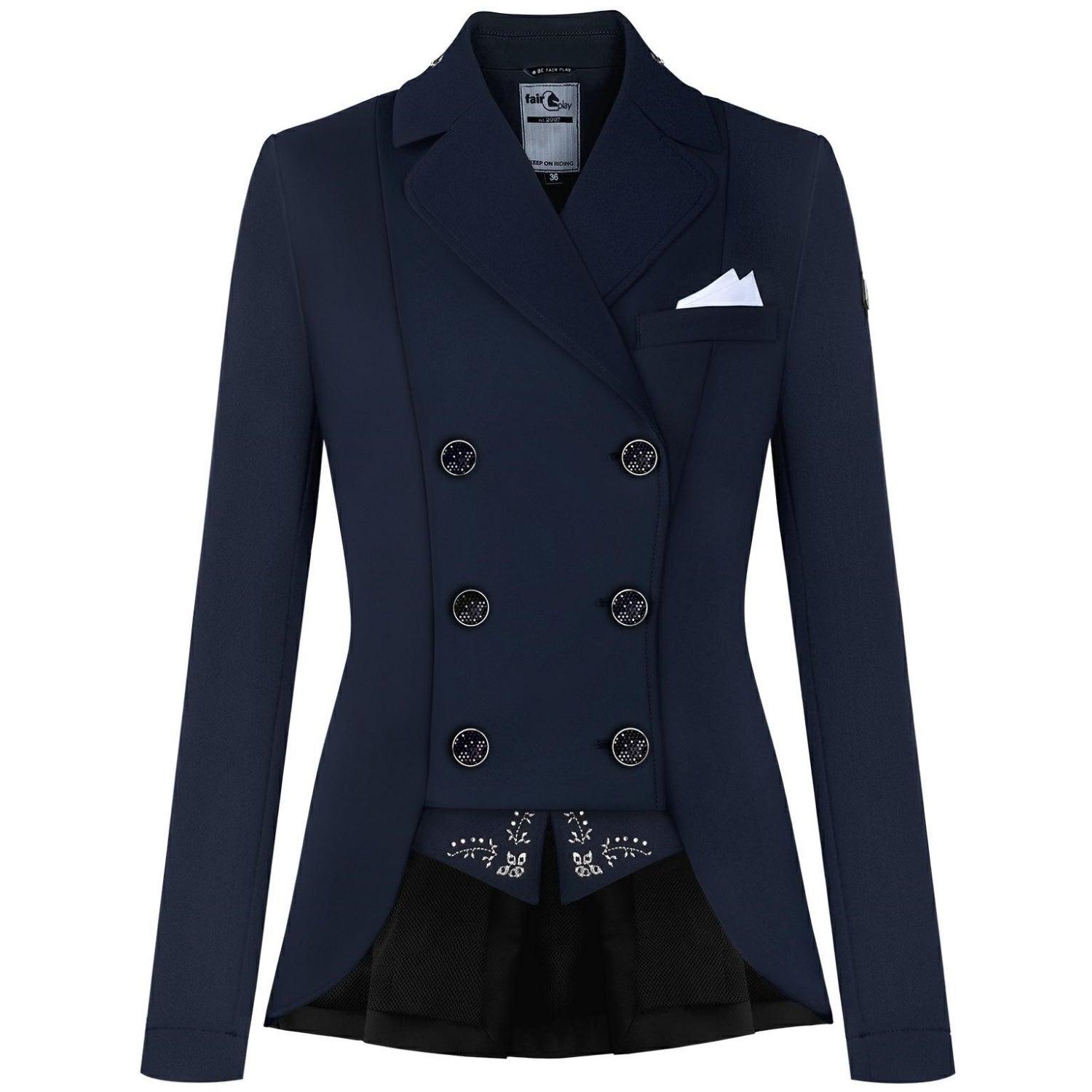 Fairplay Alissa Fleur Rosegold Dressage Short Tailcoat Navy