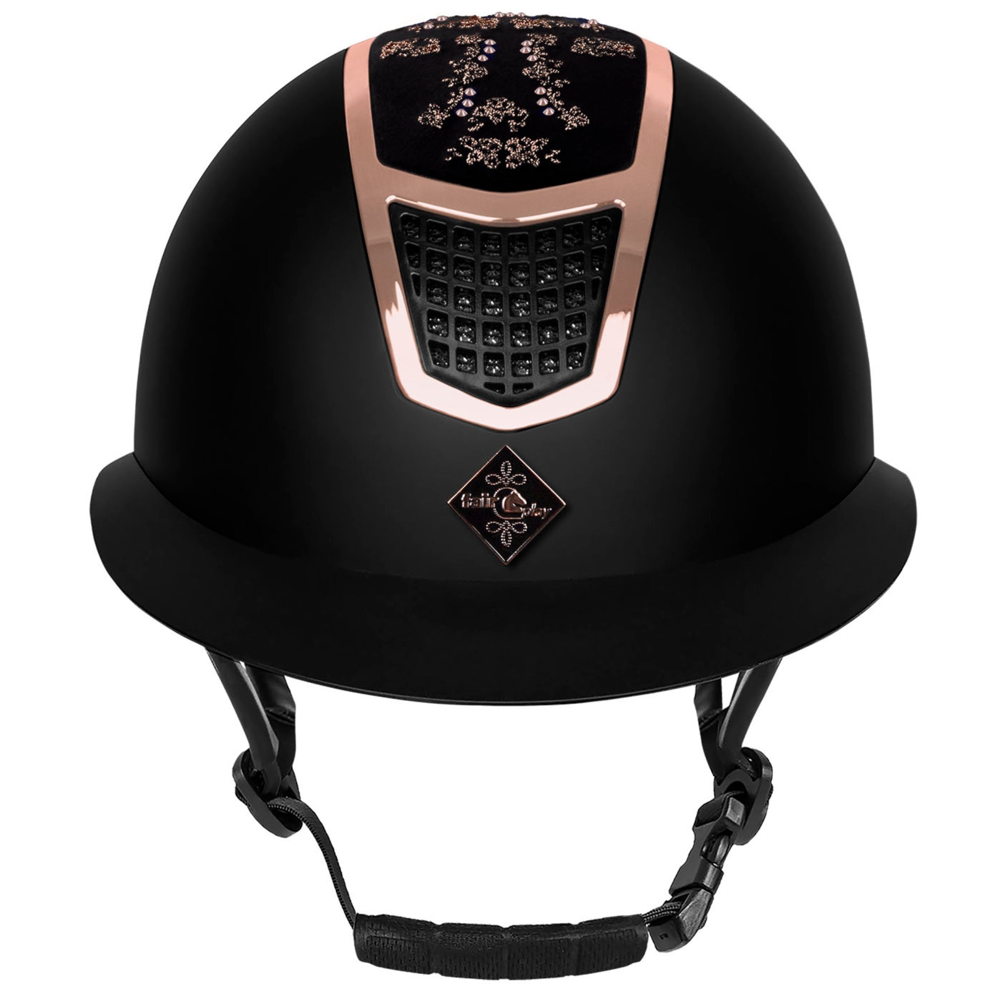 Fairplay Helmet Quantinum Fleur Rosegold Black