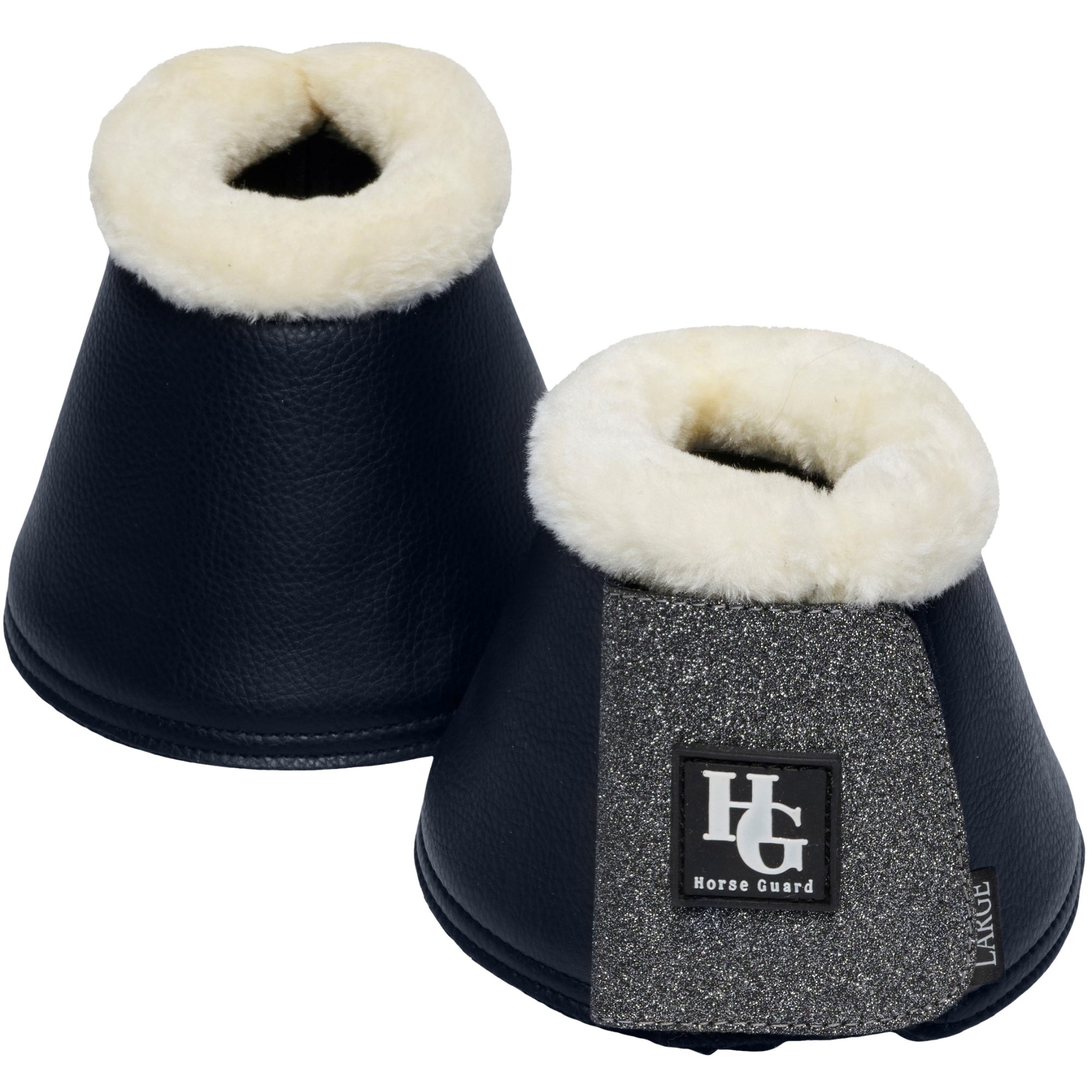 HorseGuard Leela Glitter Overreach Boots Navy