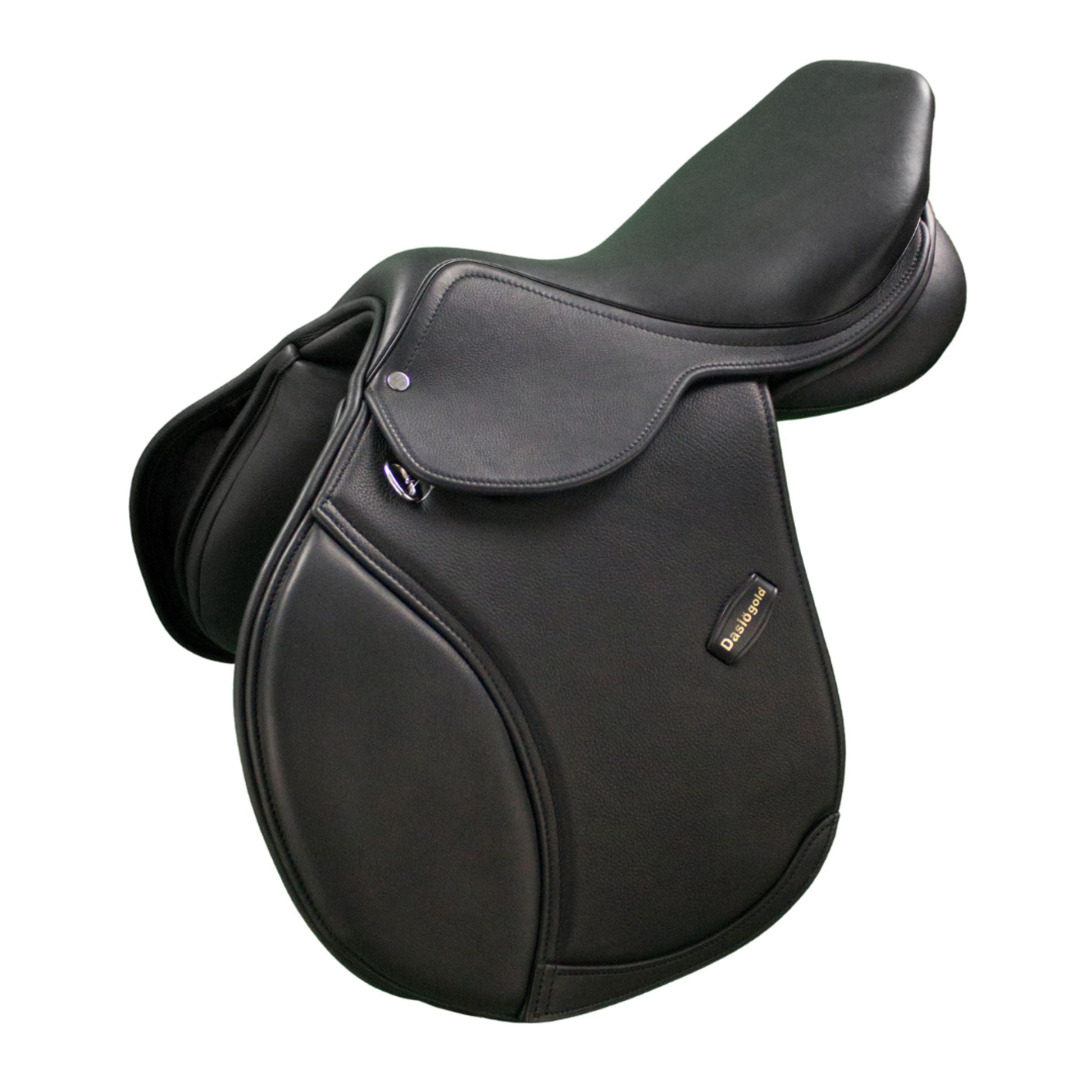 Tattini Daslo Gold Double Leather Sprint Jumping Saddle