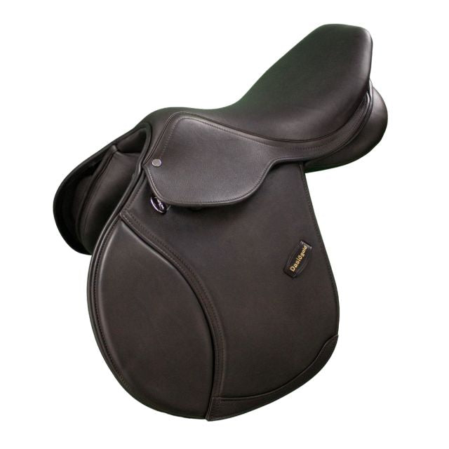 Tattini Daslo Gold Double Leather Sprint Jumping Saddle