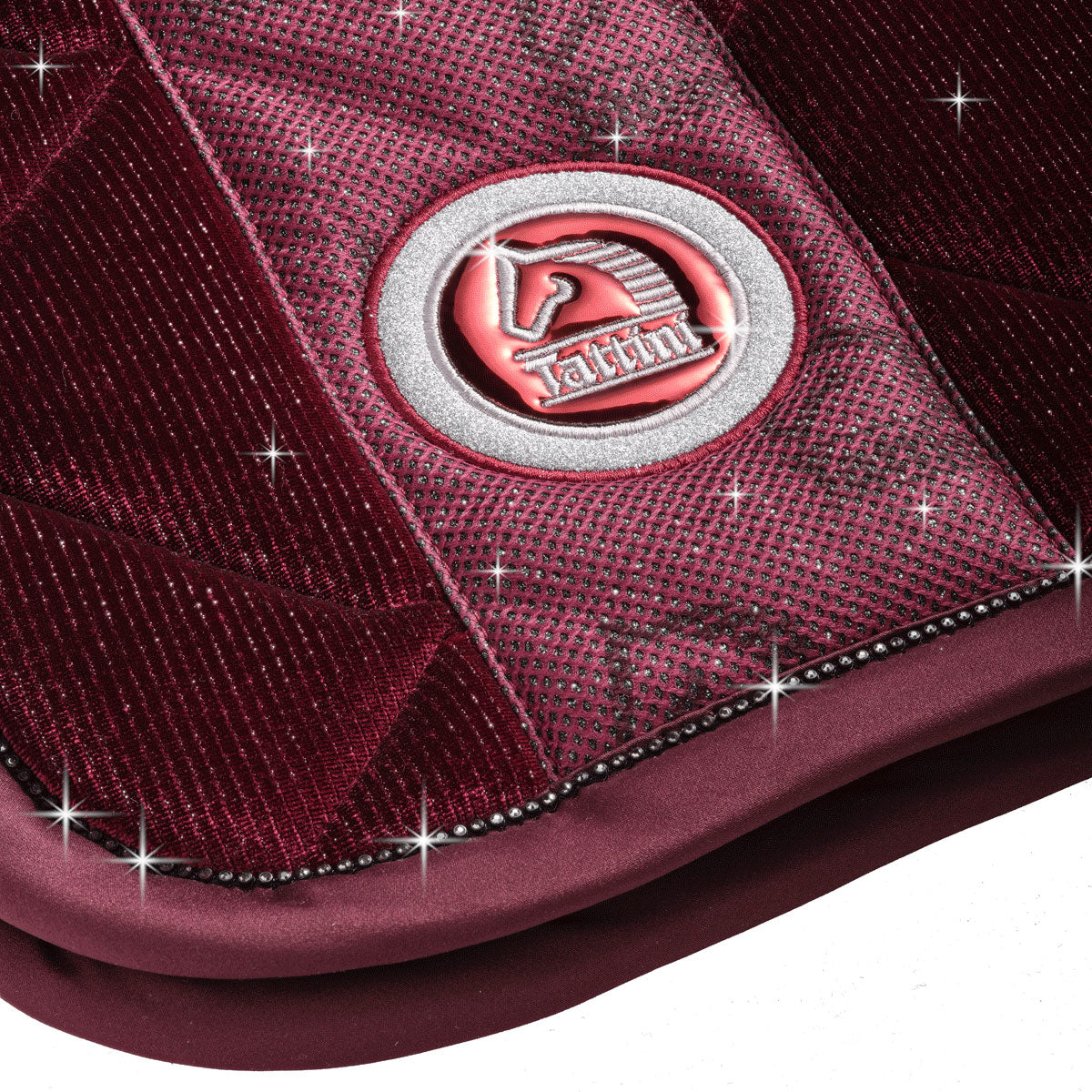 Tattini Louvre Saddle Pad Burgandy
