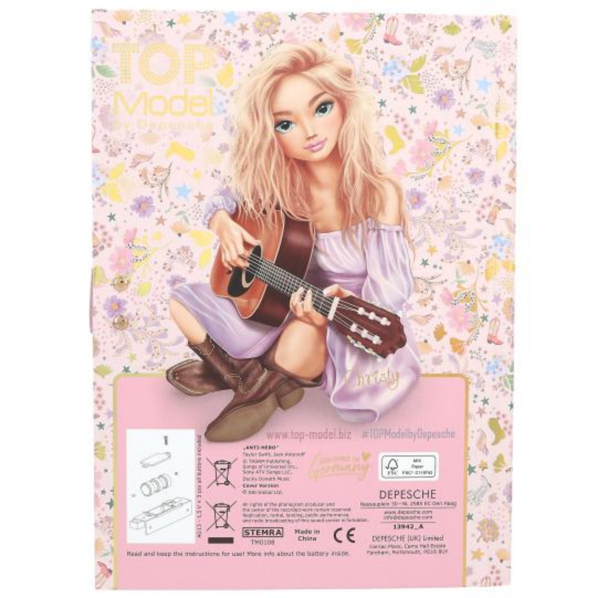 TOPModel Cowgirl Diary With Code & Sound