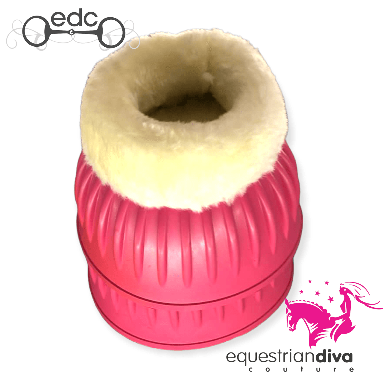 EDC Rubber Over Reach Boots Pink
