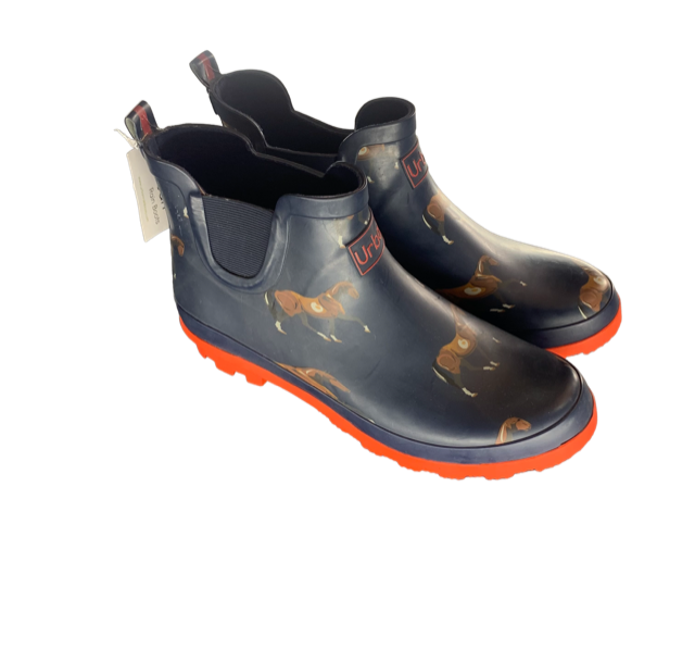 Urban Short Rain Boots Red Navy