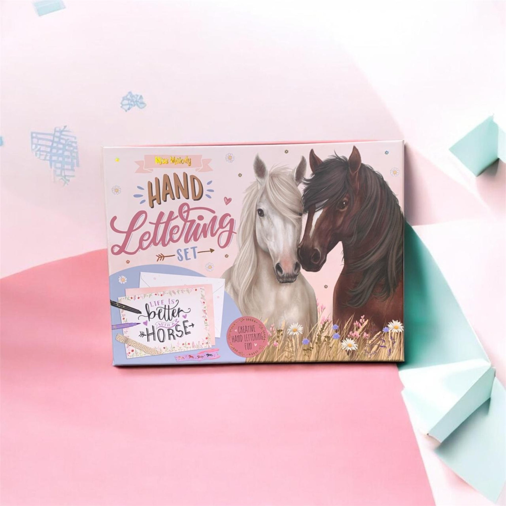 Miss Melody Hand Lettering Set ln A Box Stationery