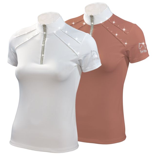 Tattini lady's shirt with Lurex Decorations
