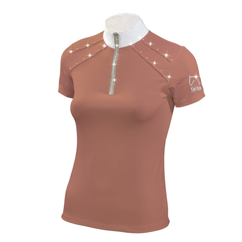 Tattini lady's shirt with Lurex Decorations