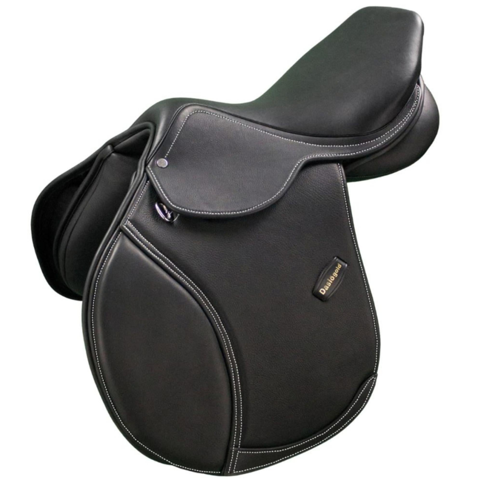 Tattini Daslo Gold Double Leather  Sprint Jumping Saddle