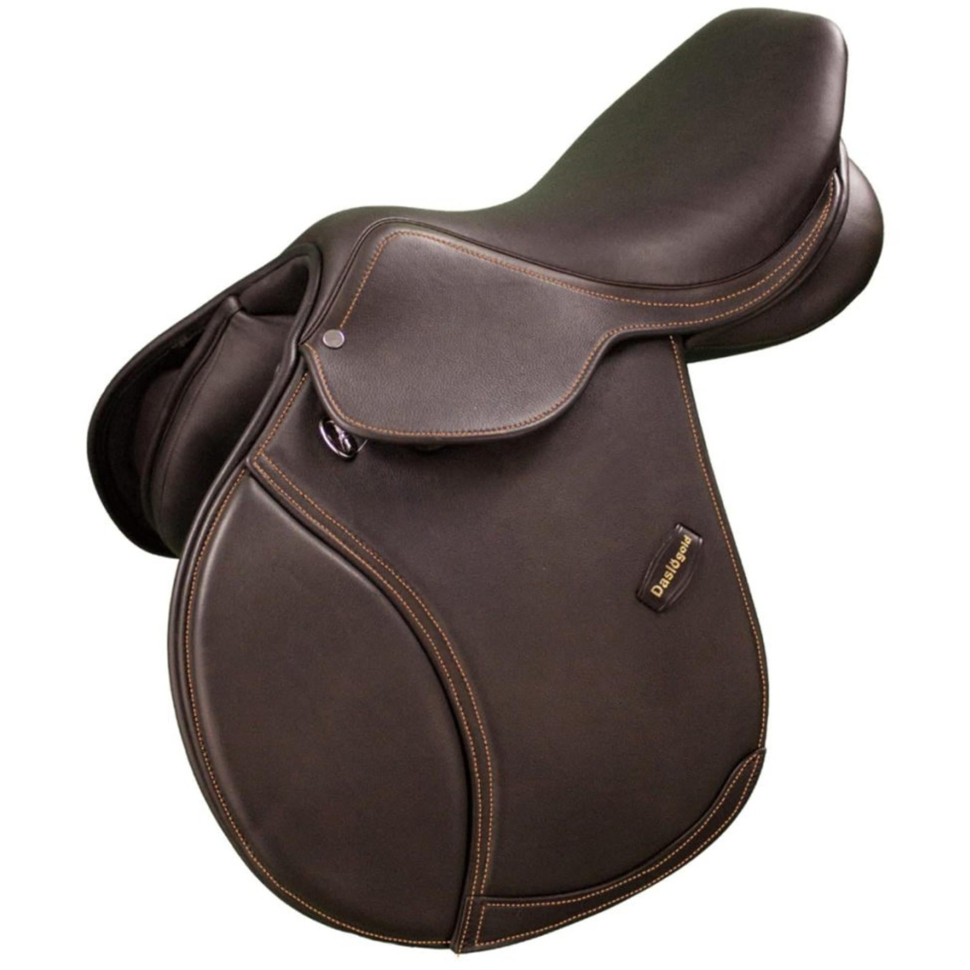 Tattini Daslo Gold Double Leather  Sprint Jumping Saddle