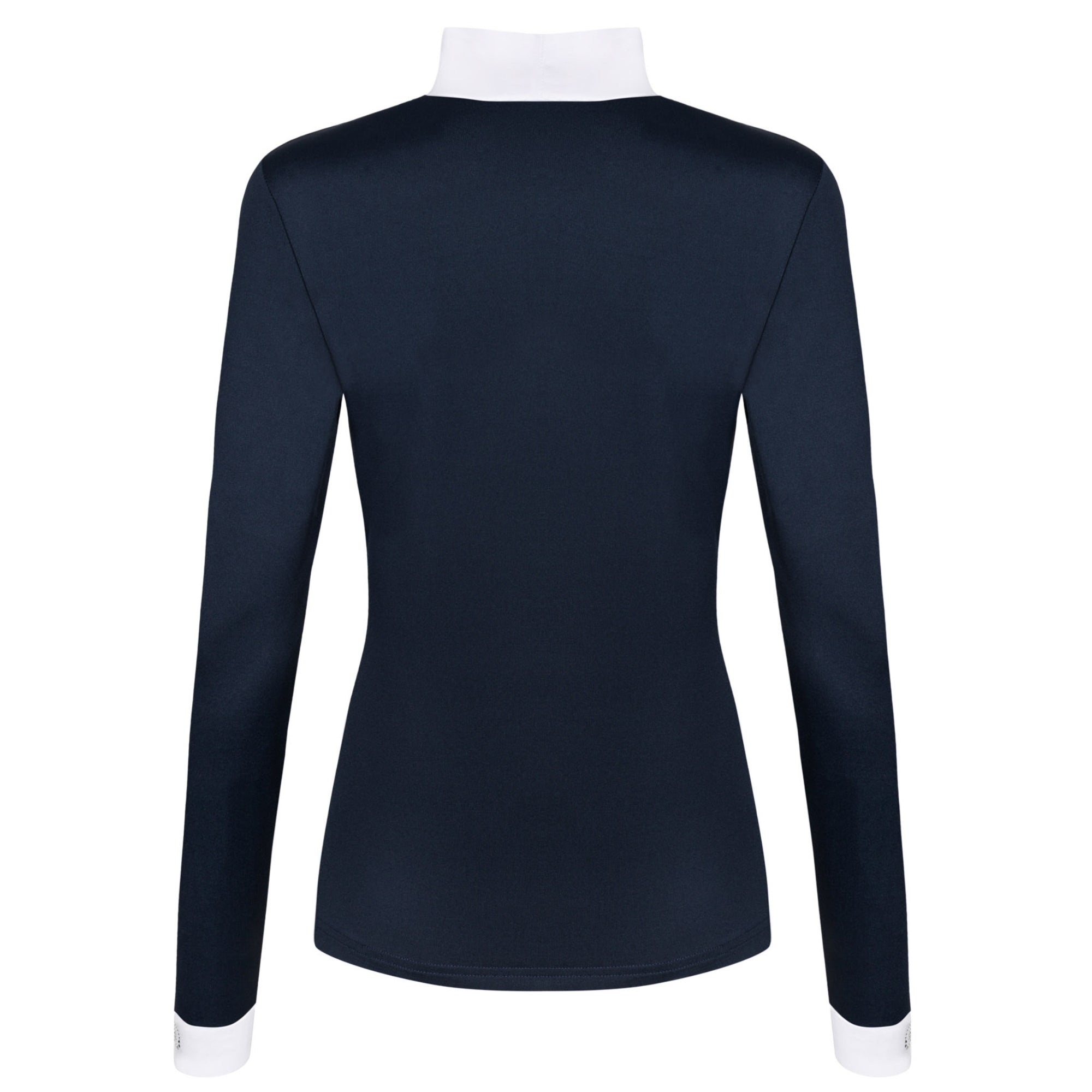 Fair Play Meredith Chic Turtleneck Show Shirt Navy
