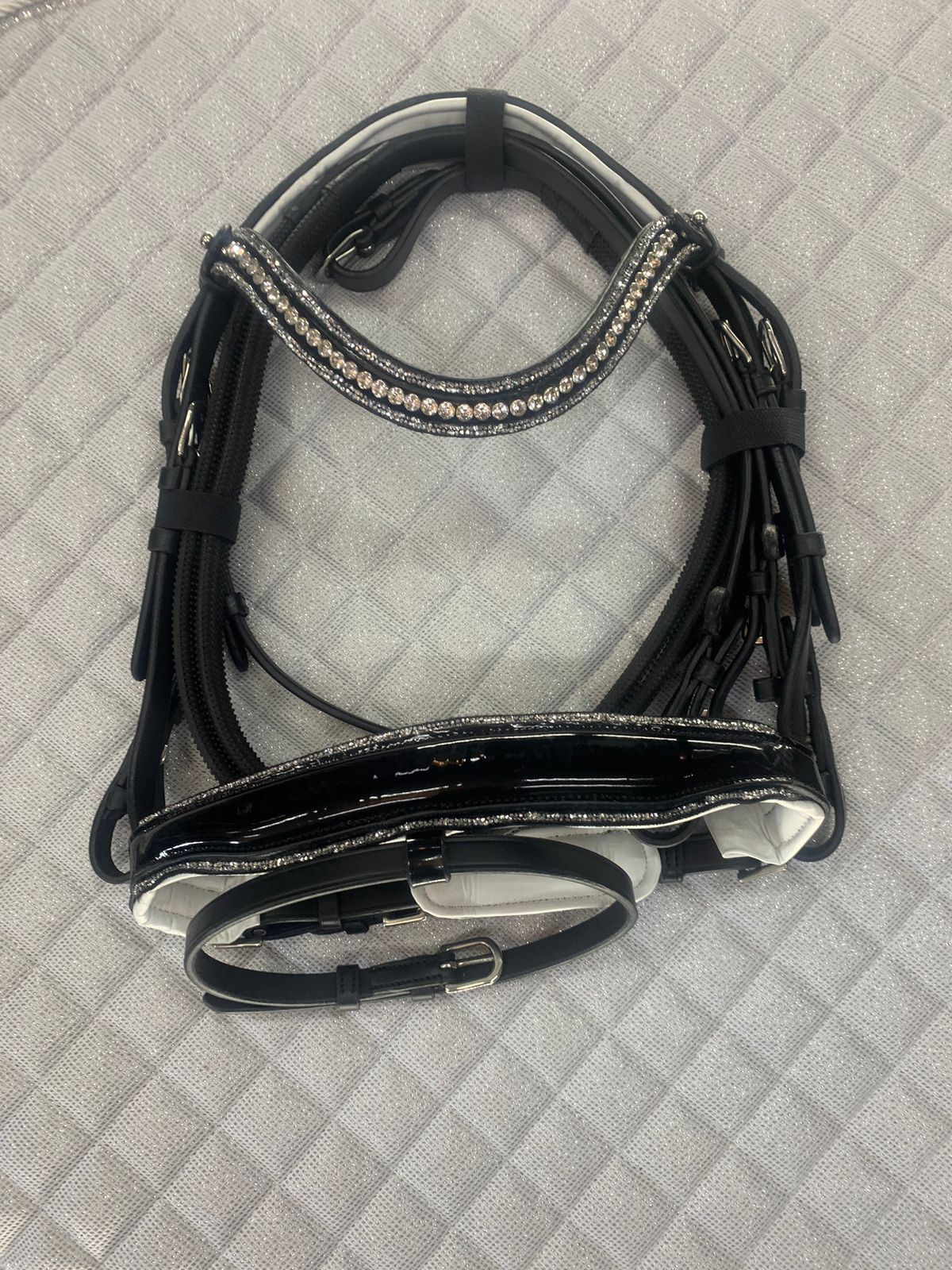 EDC Dressage Crystal Crush Bridle