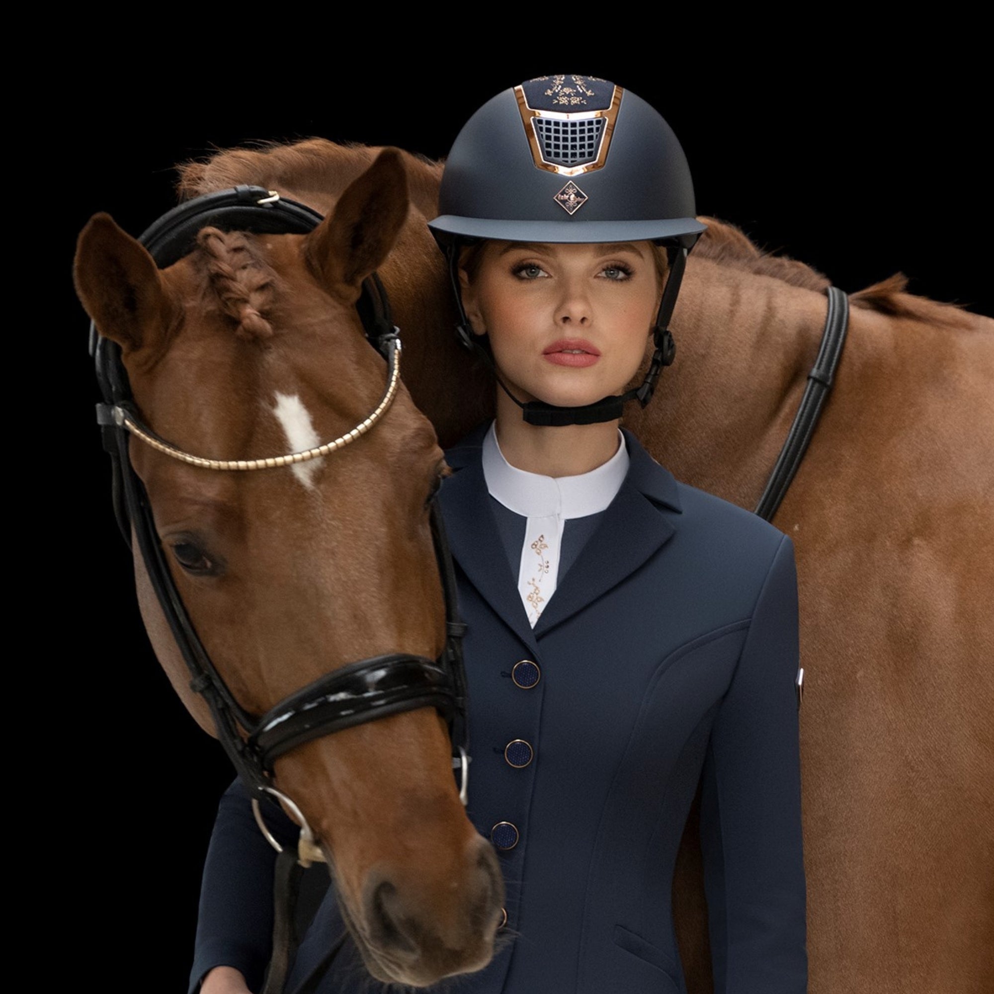 Fairplay Helmet Quantinum Fleur Rosegold