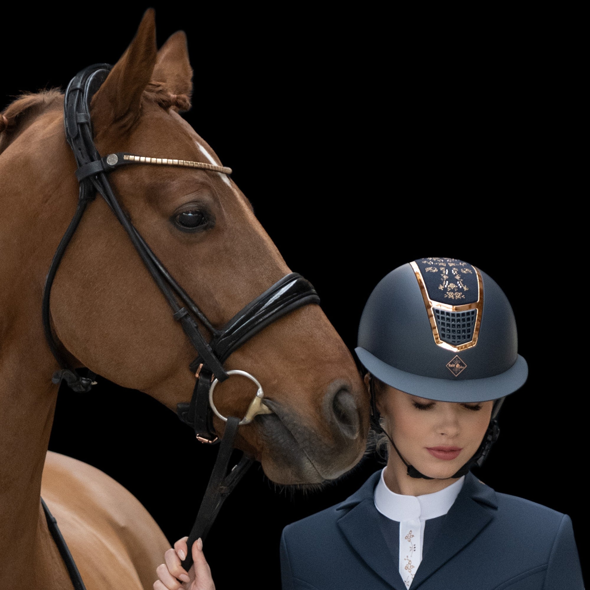 Fairplay Helmet Quantinum Fleur Rosegold