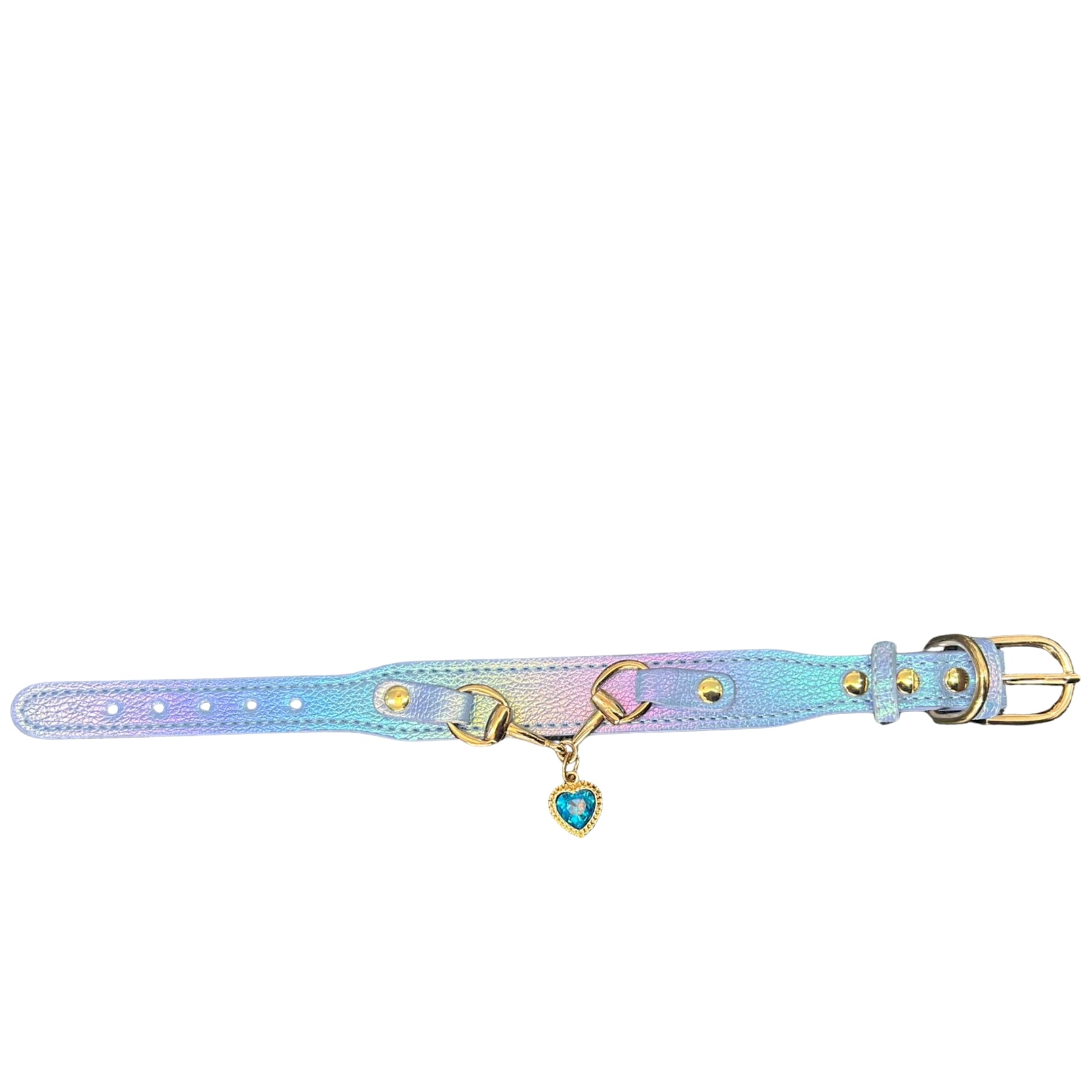 EDC Leather Heart Bit Dog Collar