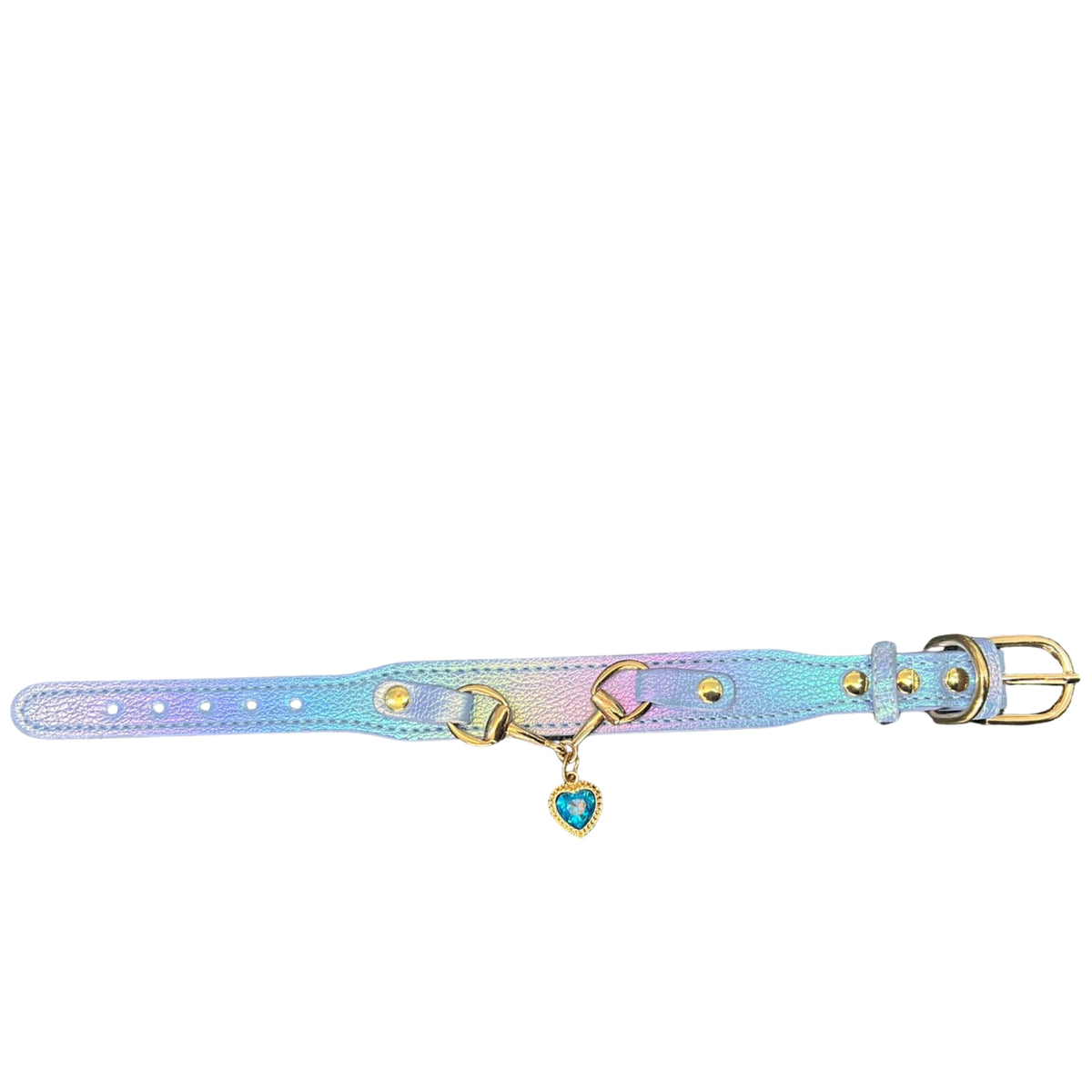 EDC Leather Heart Bit Dog Collar