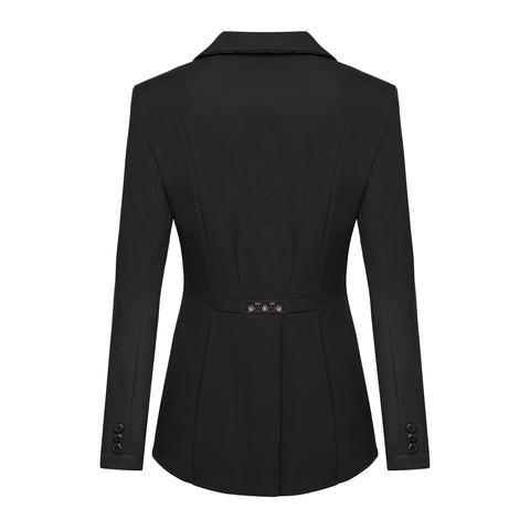 Fairplay_Dressage_Short_Tailcoat_Jacket_Lexim_Chic_Rosegold_Black_Back