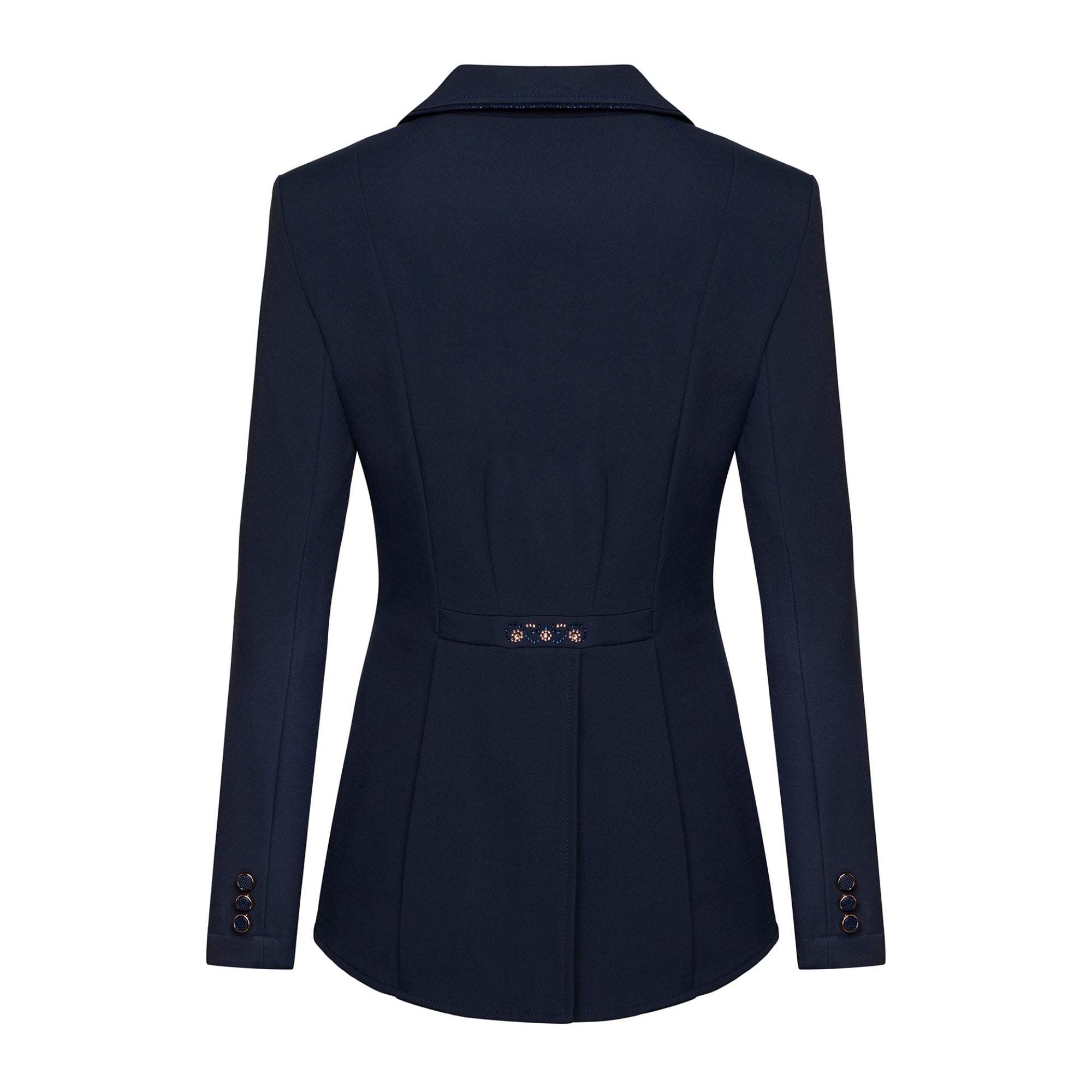 Fairplay_Dressage_Short_Tailcoat_Jacket_Lexim_Chic_Rosegold_Back