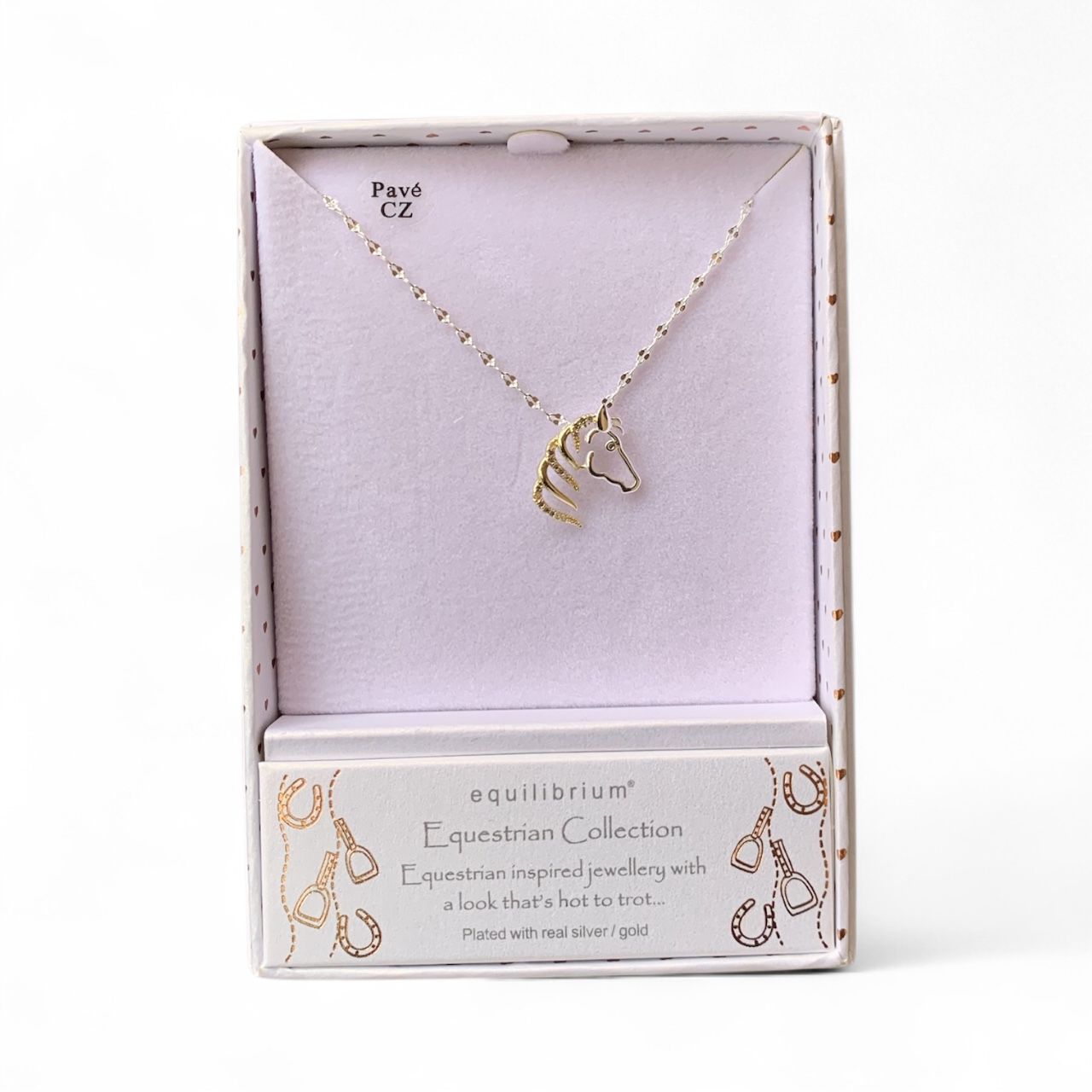 Equilibrium Equestrian Horse Head Necklace