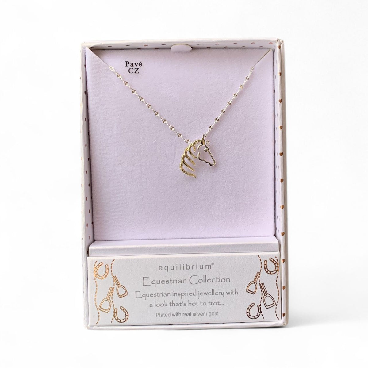 Equilibrium Equestrian Horse Head Necklace