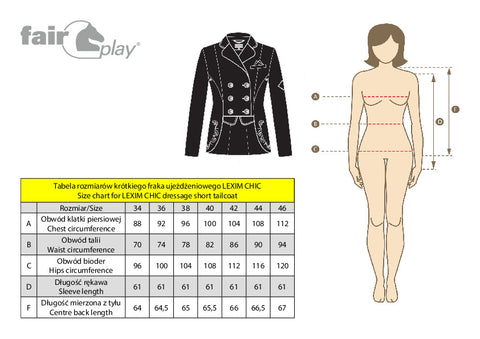 Fairplay Lexim Chic Dressage Short Tailcoat