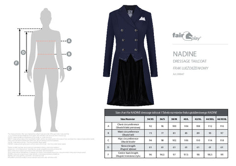 Fairplay Nadine Dressage Tailcoat