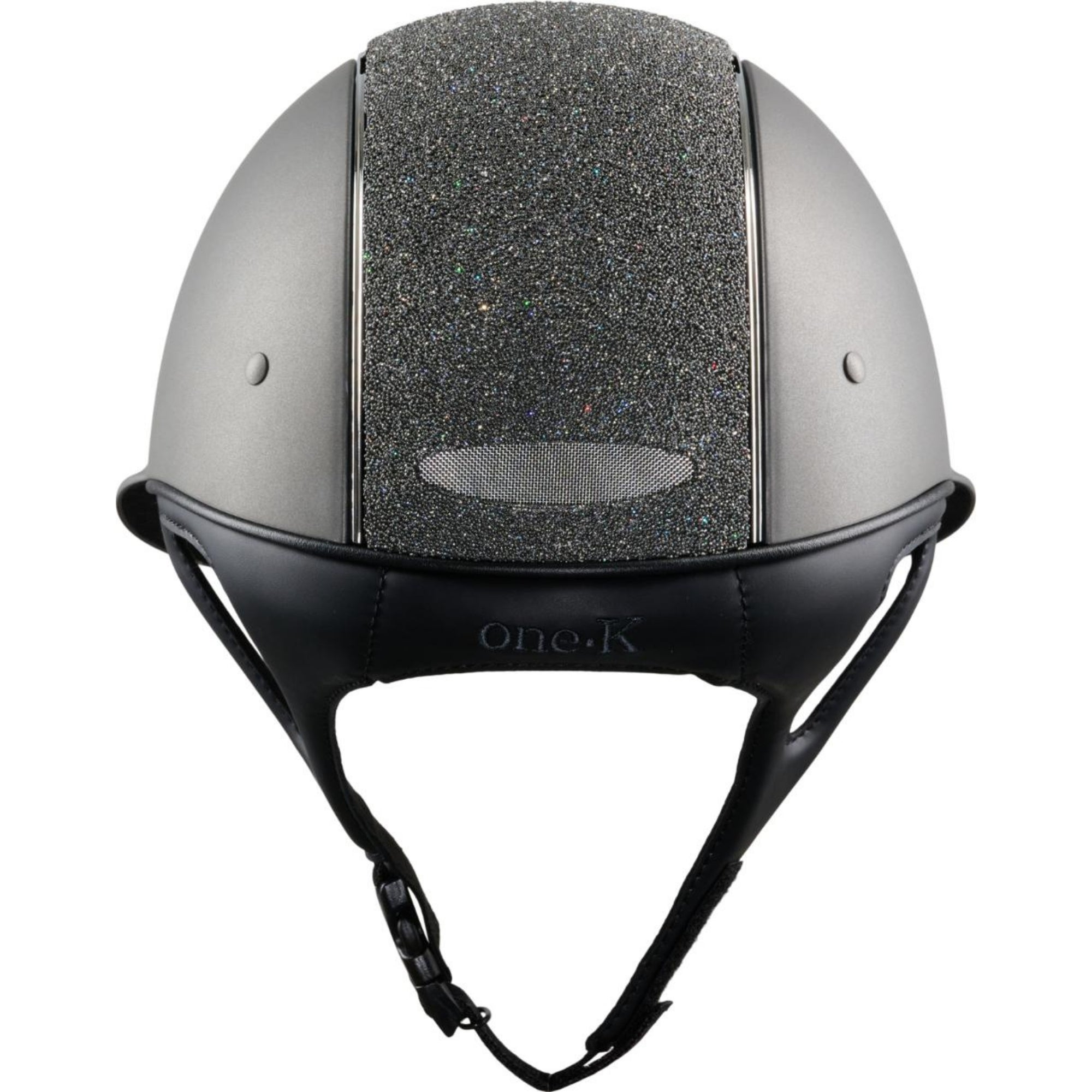One K MIPS Avancé riding helmet - Glitter silver