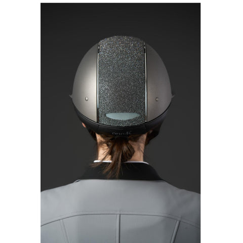 One K MIPS Avancé riding helmet - Glitter silver