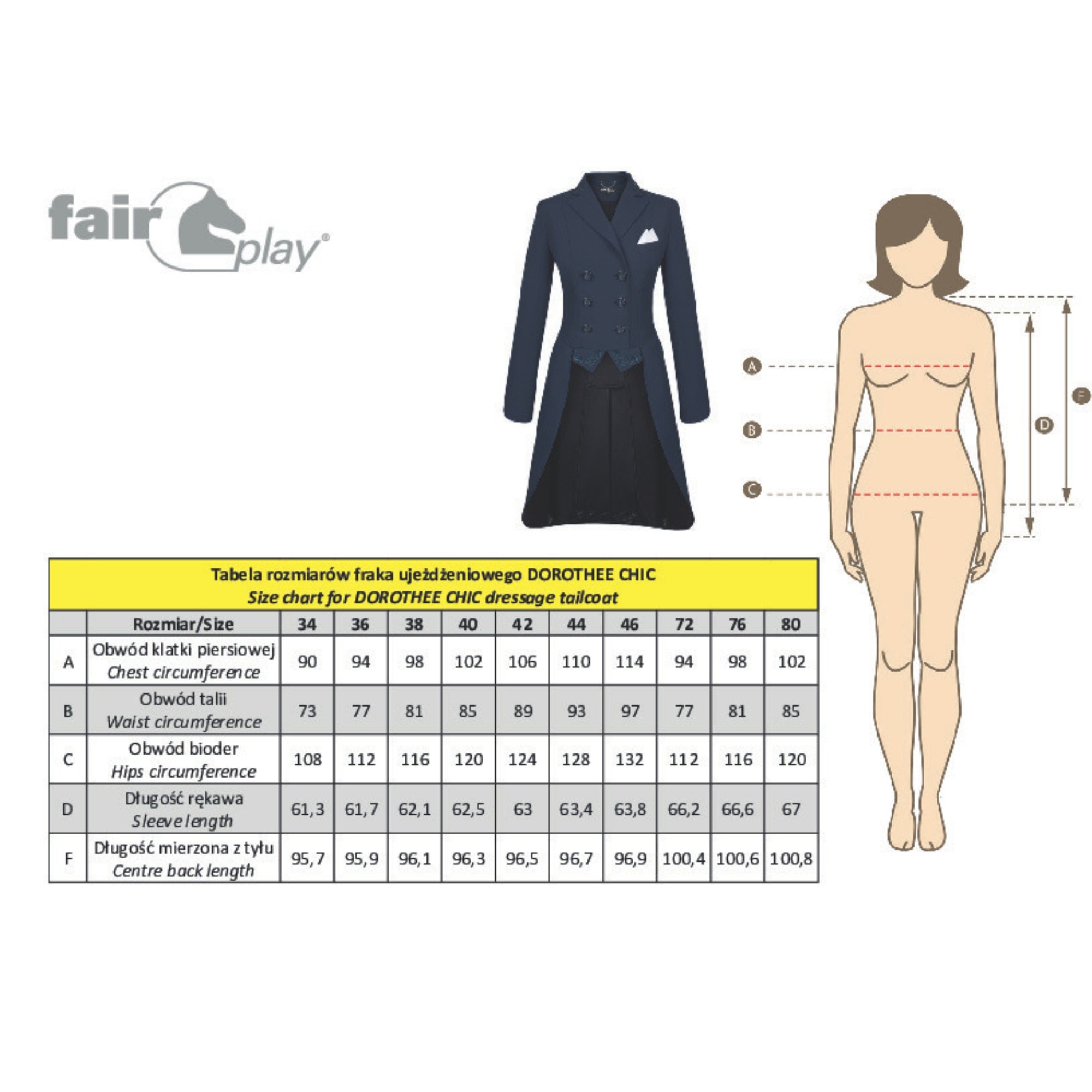 Fairplay Dorothee Chic Long Tailcoat Show Jacket