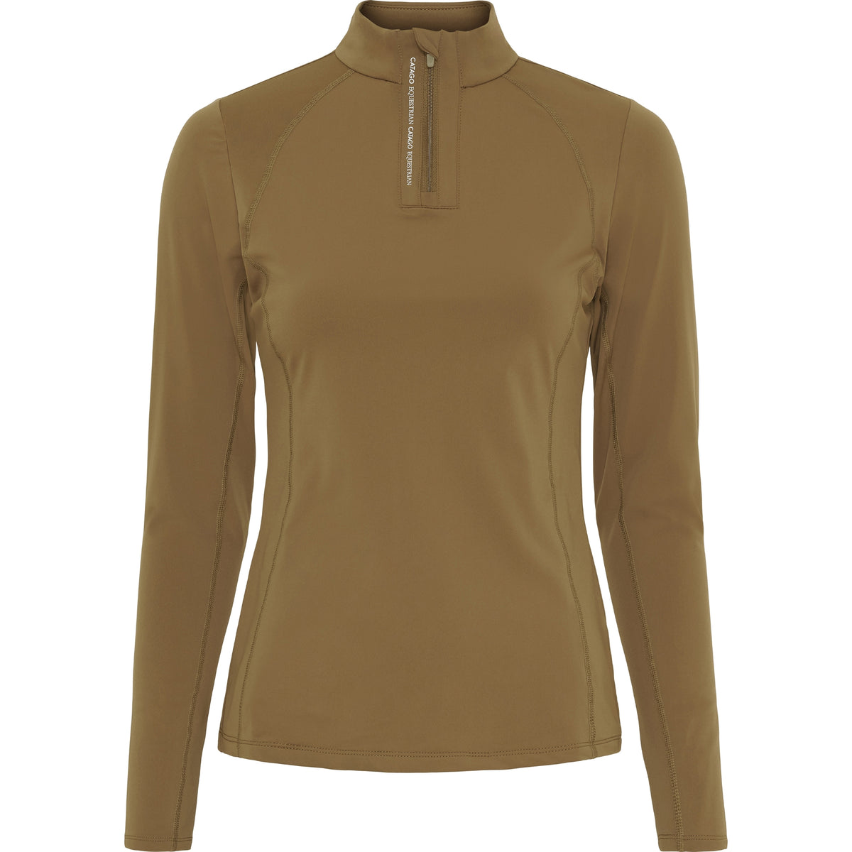 Catago Bree Half Zip Long Sleeve T-Shirt Kangaroo