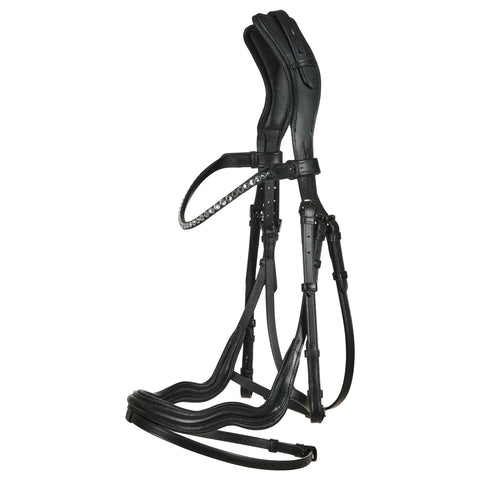 Catago Sienna Jumping Bridle Black
