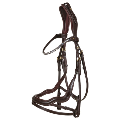 Catago Sienna Jumping Bridle Brown