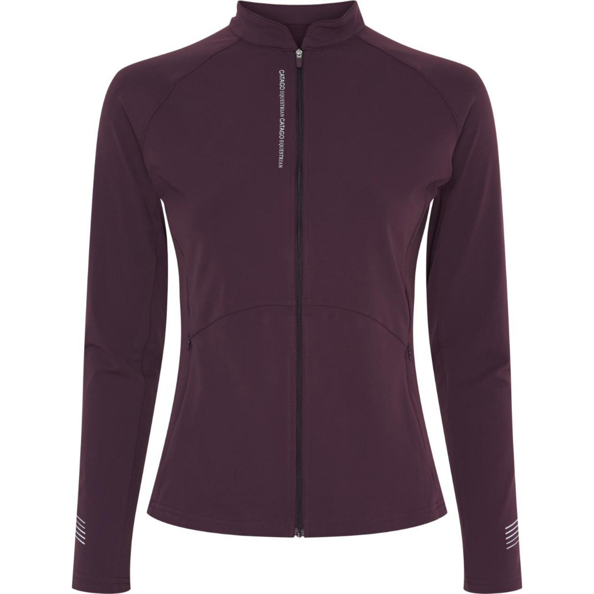 Catago Tabita Zip Cardigan Front