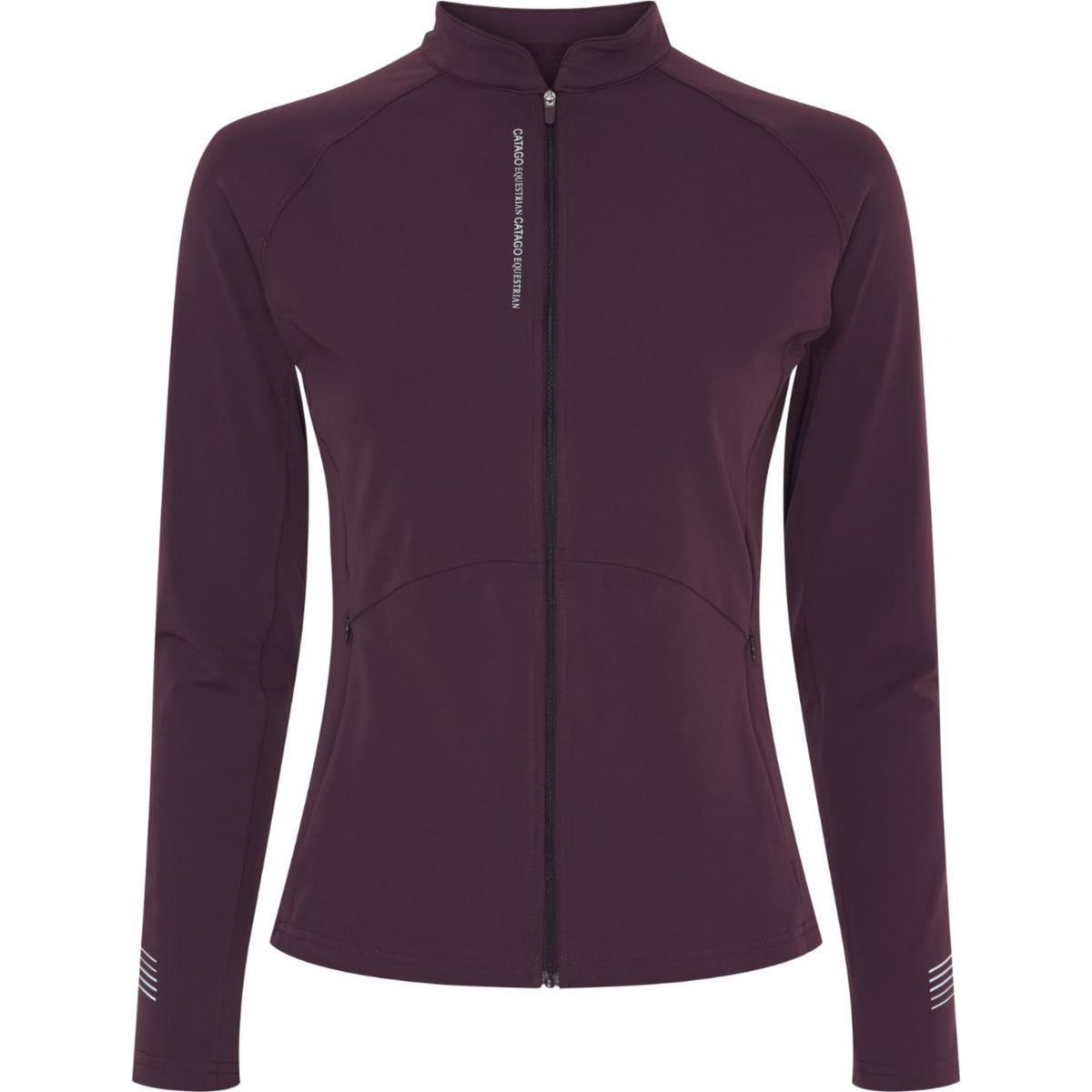 Catago Tabita Zip Cardigan Front